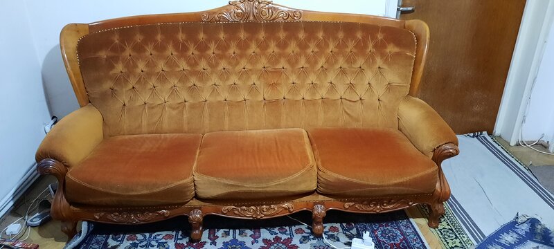 Set mobila Living lemn masiv
